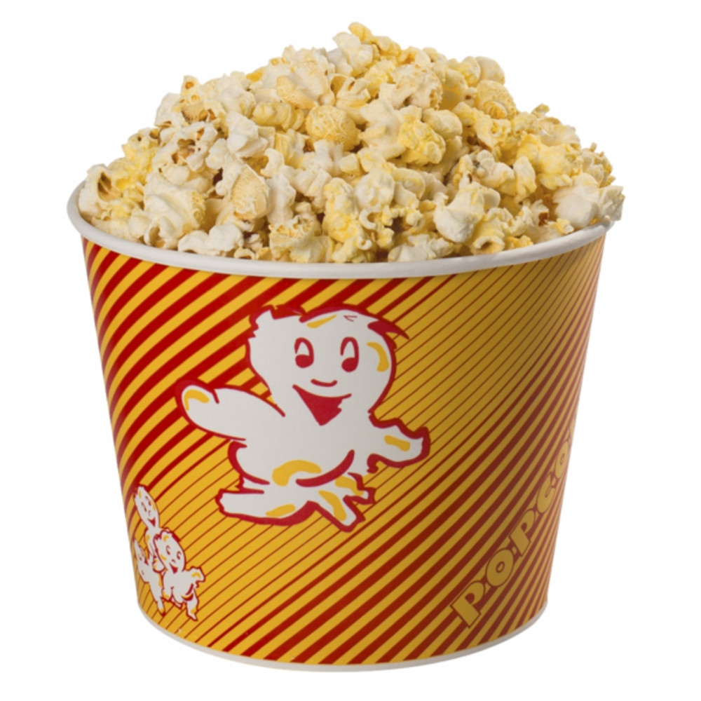 Kubek do popcornu Poppy czerwono-żółty, rozmiar 3