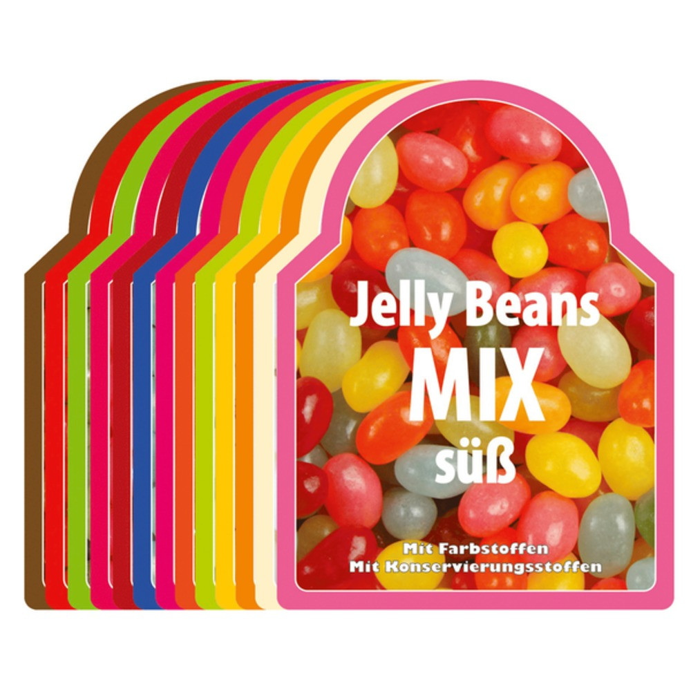 Werbeschilder Jelly Beans, Set