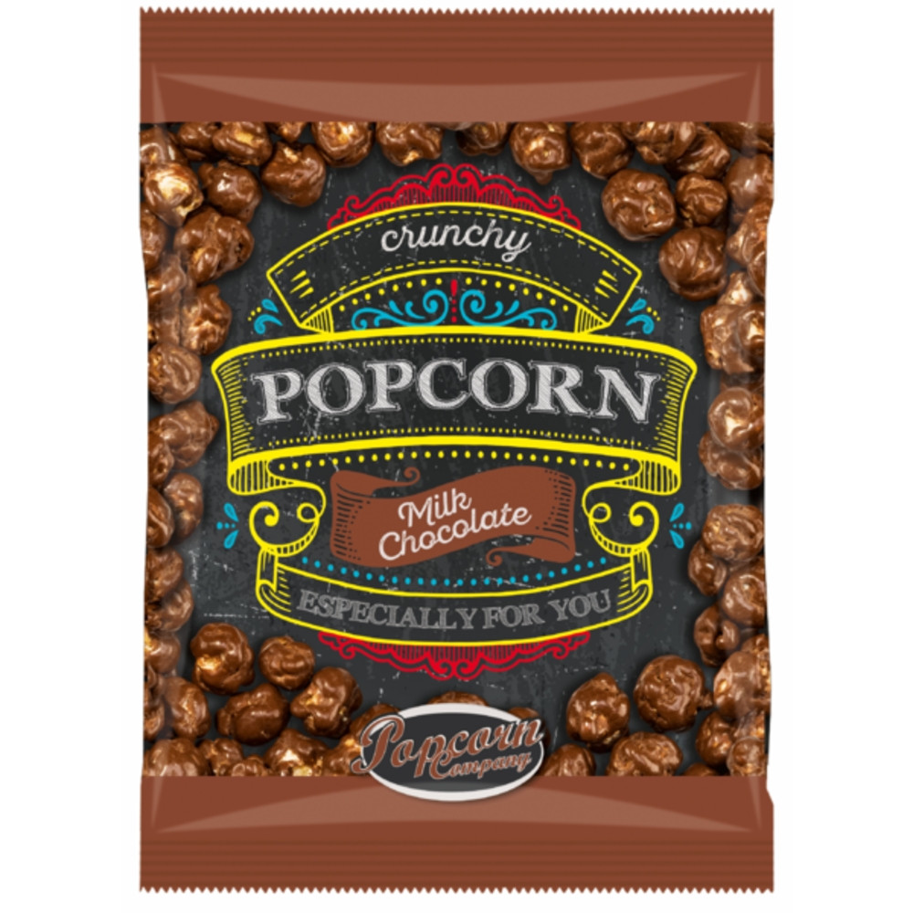 Crunchy Choco Popcorn, mleczna czekolada