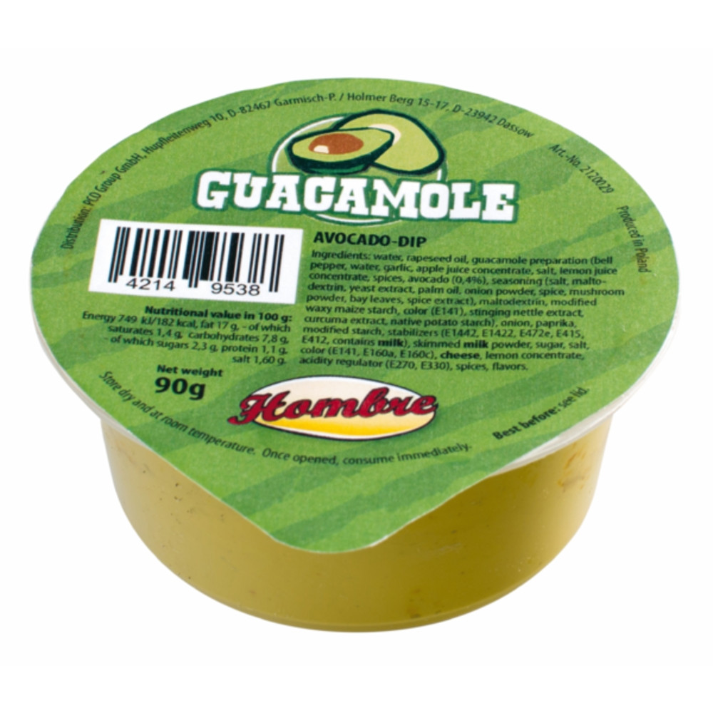 Hombre Guacamole-Dip 90g