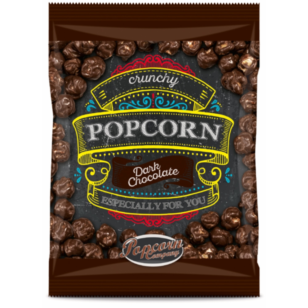 Crunchy Choco Popcorn, gorzka czekolada