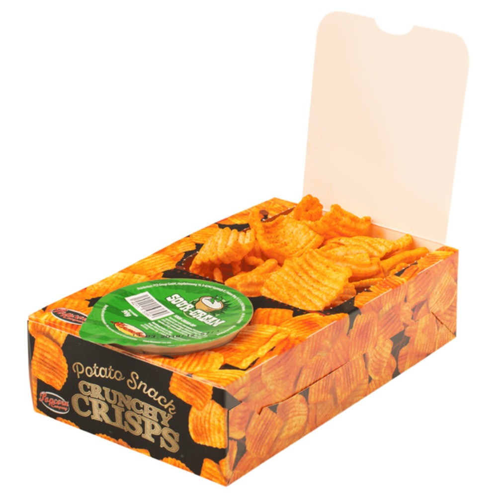 Crunchy Crisps Box, zamykany, 2 przegródki