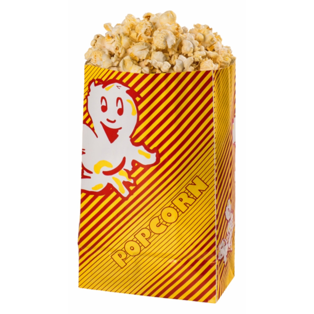 Popcorntüten Poppy rot-gelb, Größe 3
