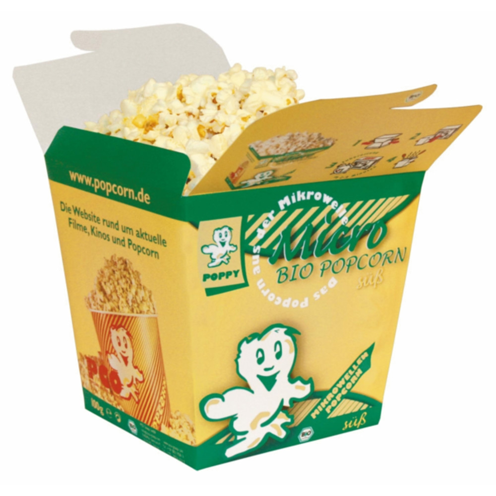 Popcorn do mikrofalówki bio, słodki