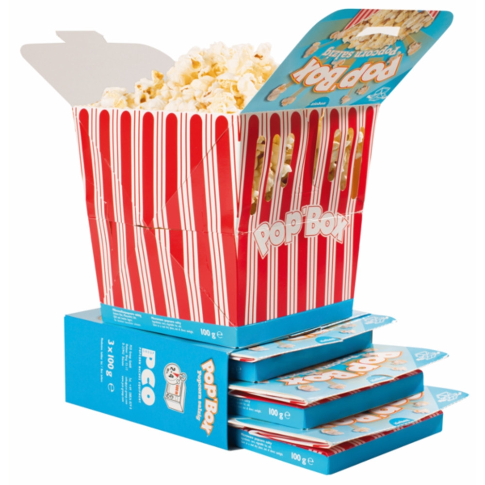 Popcorn do mikrofalówki Pop'Box, słony (4)