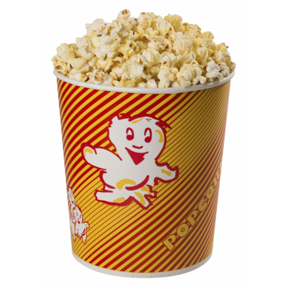 Kubek do popcornu Poppy czerwono-żółty, rozmiar 4