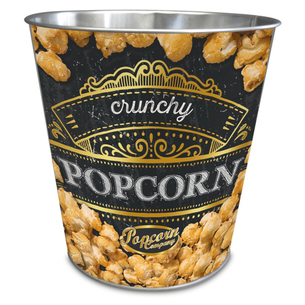 Wiaderko metalowe Crunchy Popcorn, 230 oz