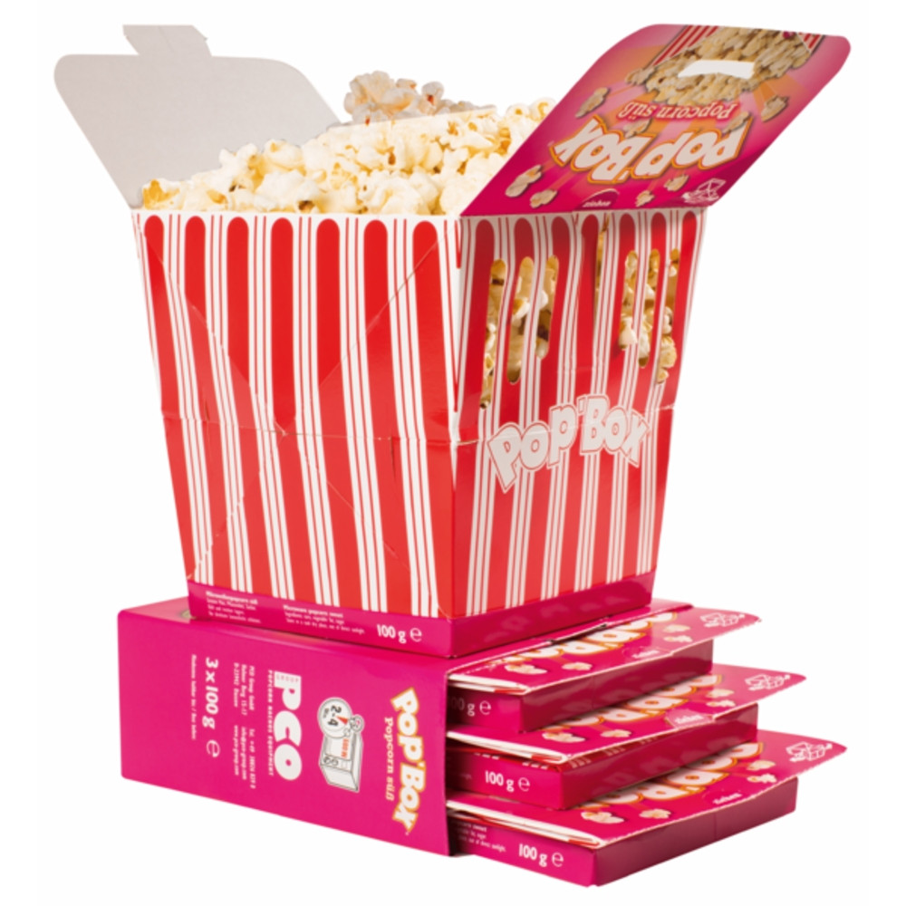 Popcorn do mikrofalówki Pop'Box, słodki (4)