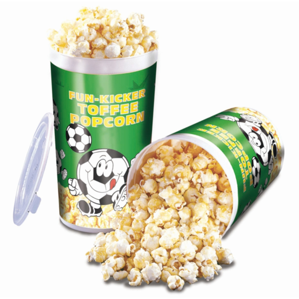 Popcorn toffi piłka nożna