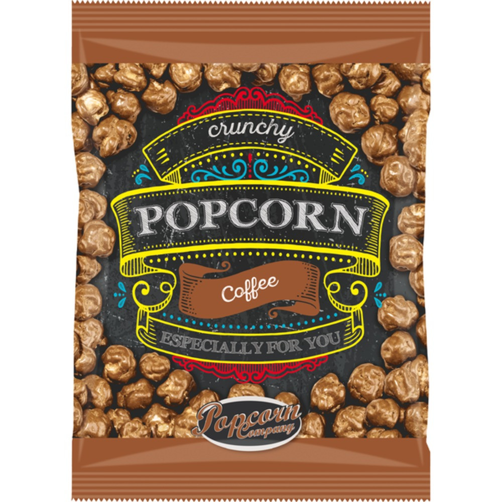 Crunchy Popcorn o smaku kawy