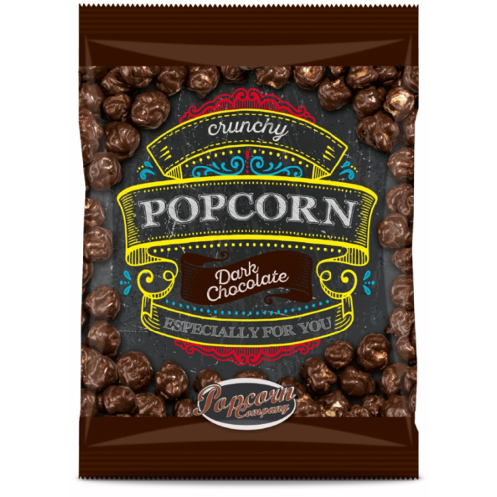 Crunchy Choco Popcorn,  gorzka czekolada