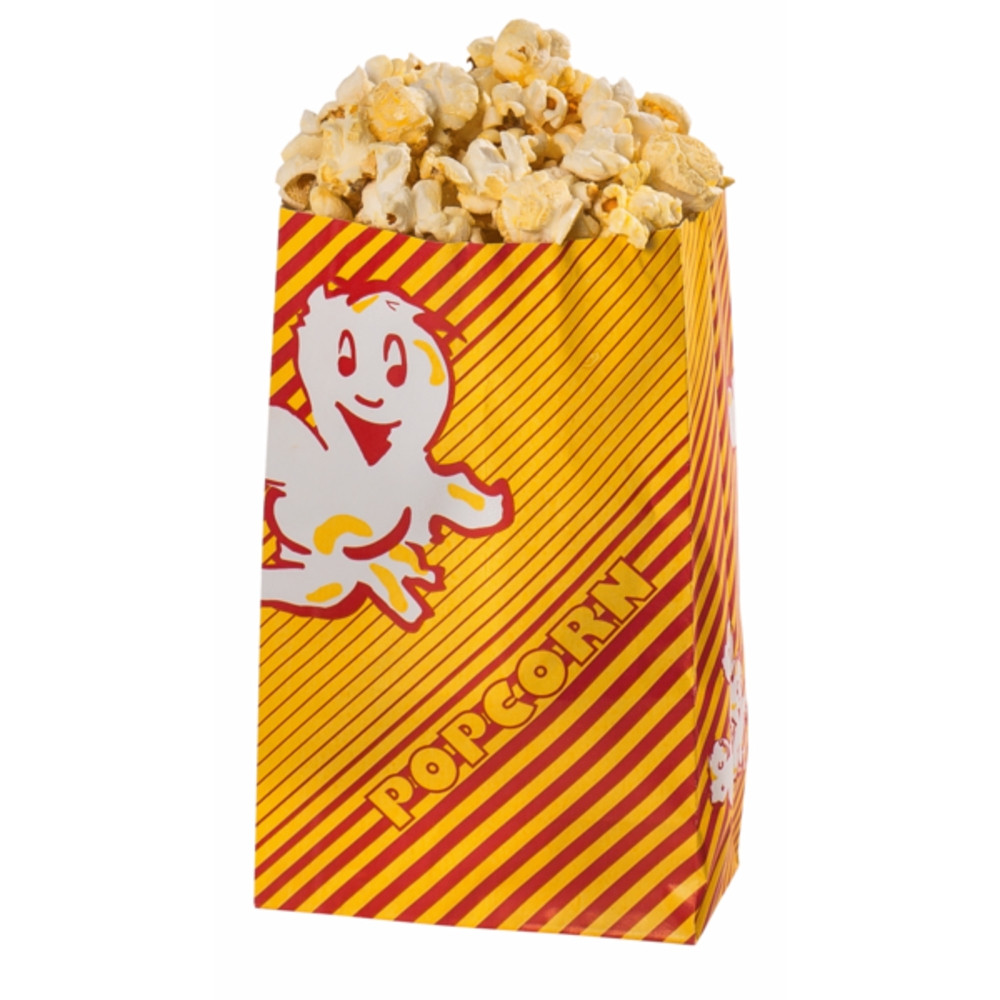 Popcorntüten Poppy rot-gelb, Größe 1