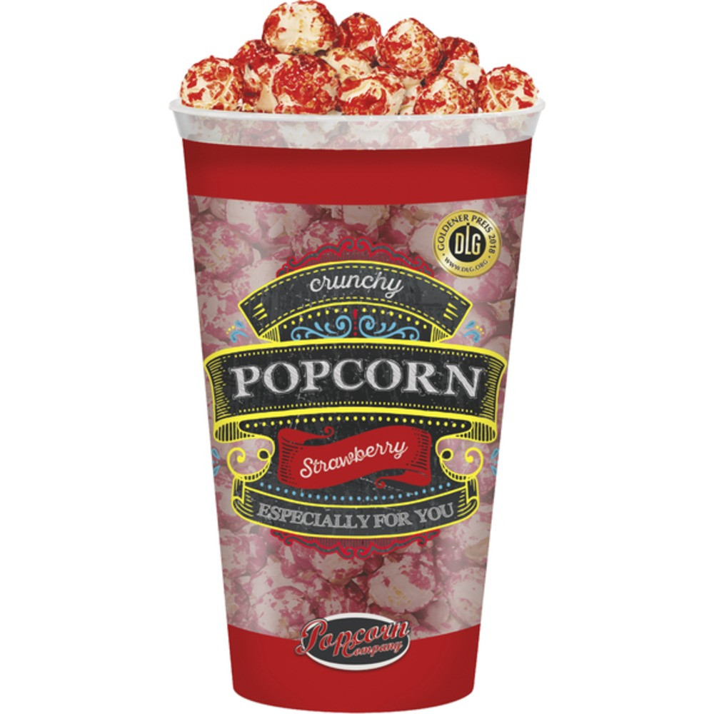 Crunchy Popcorn truskawkowy: Złota Nagroda DLG 2018
